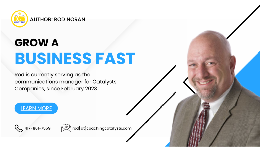 Author Bio: Rod Noran is currently serving as communications manager for Catalysts Companies, since February 2023. He has been in a marketing coach for the last 10 years and has been in Internet marketing for more than 20 years.